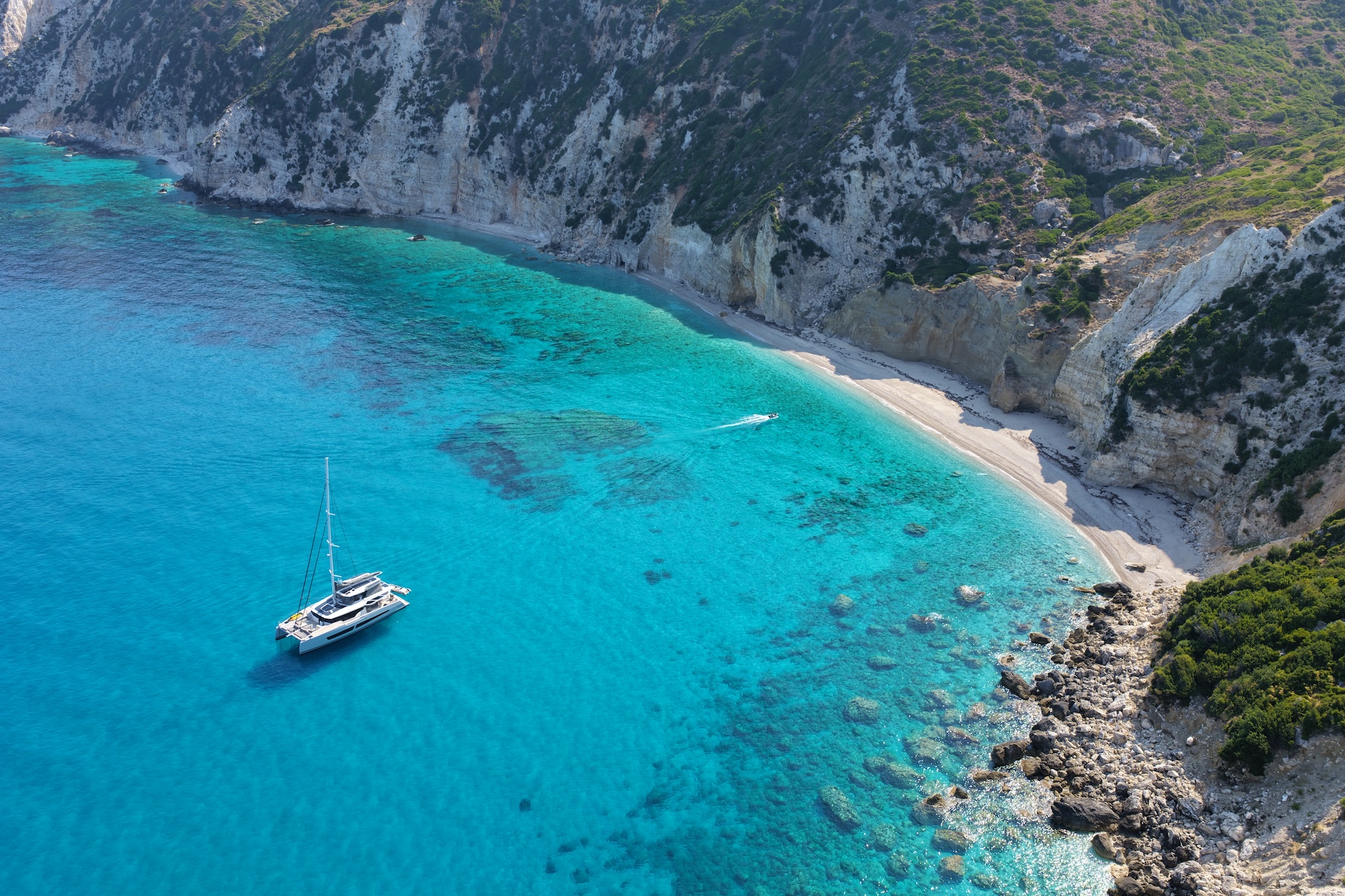 Aloia catamaran experience in Greece