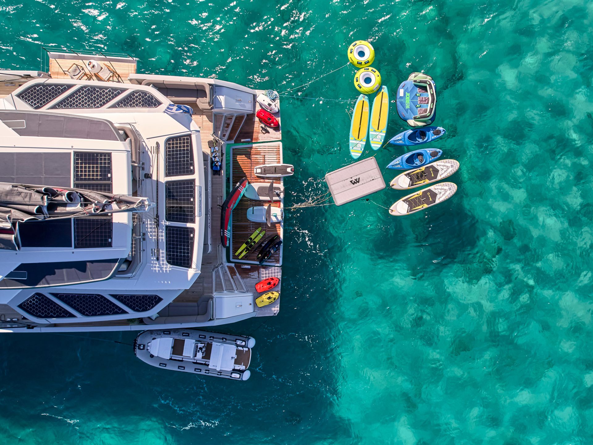 Aloia luxury catamaran holiday