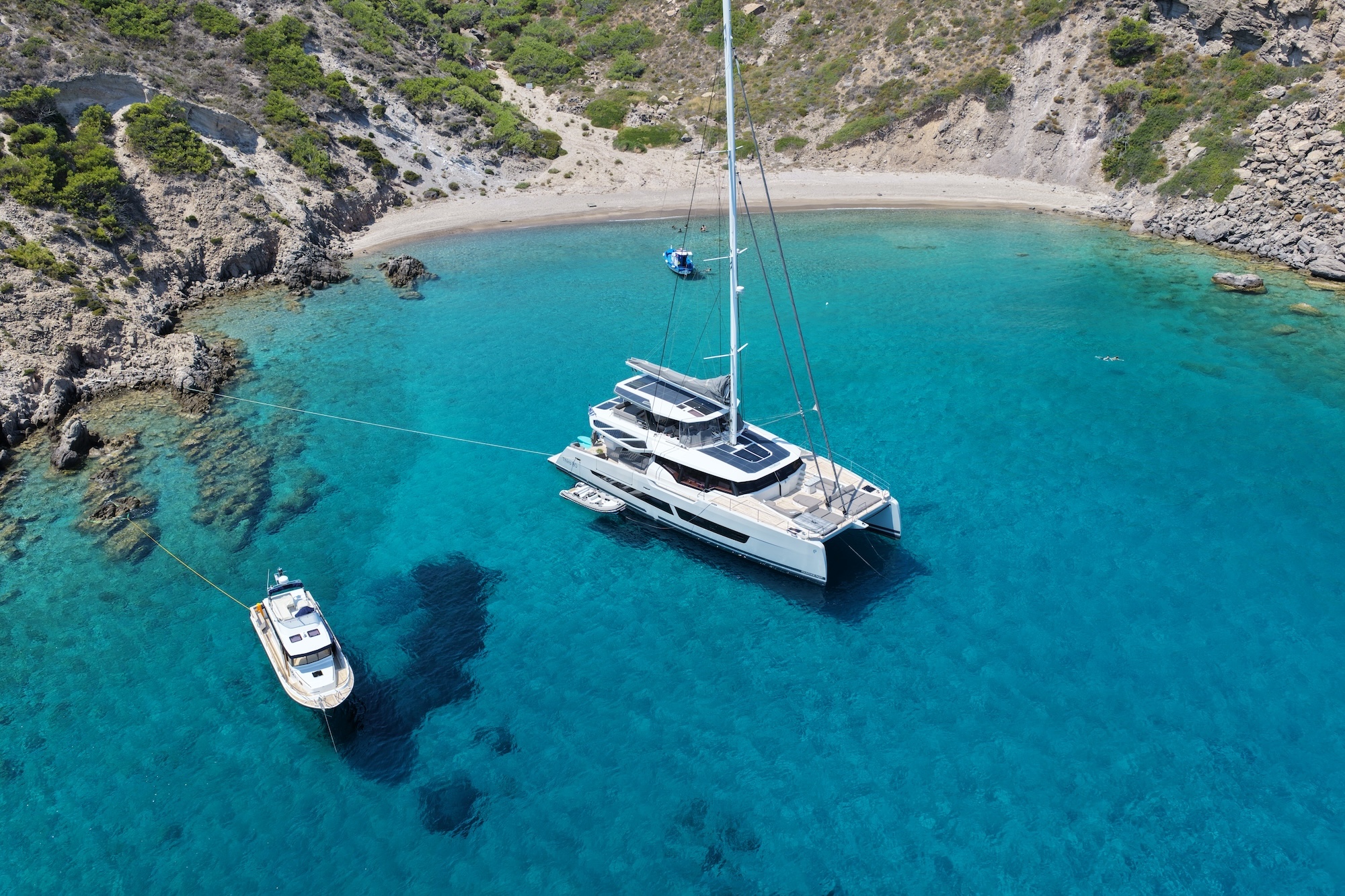 Life aboard the Aloia catamaran