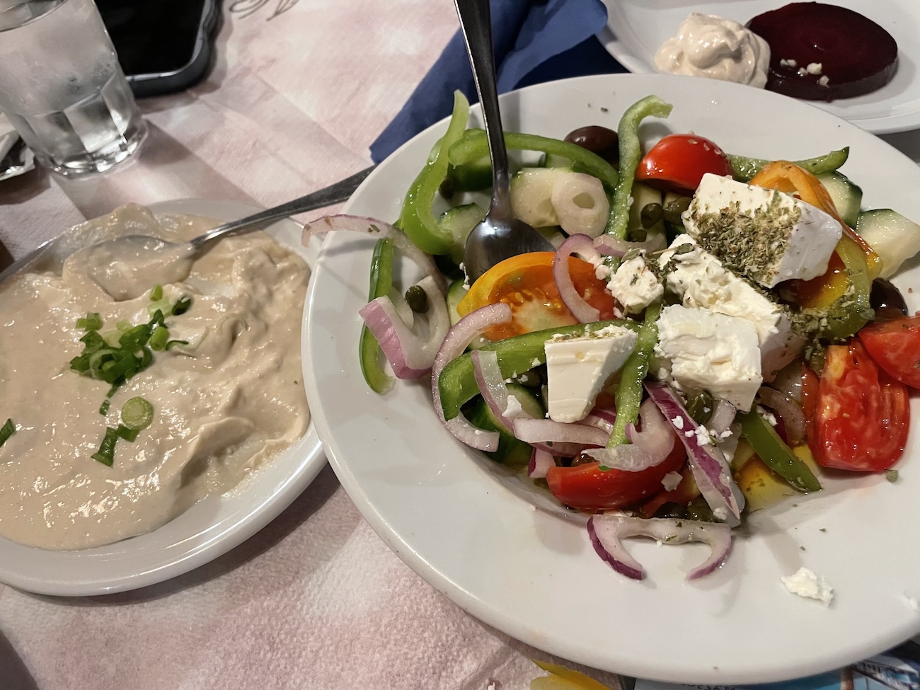 Traditional dishes served at Kafe Sas