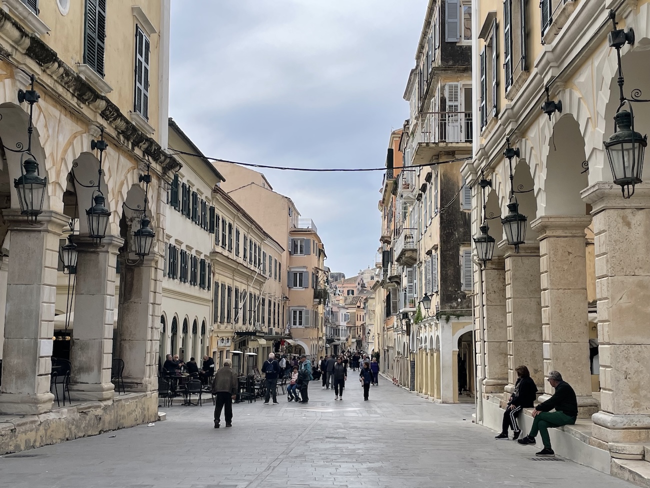 Spianada Square in Corfu Old Town